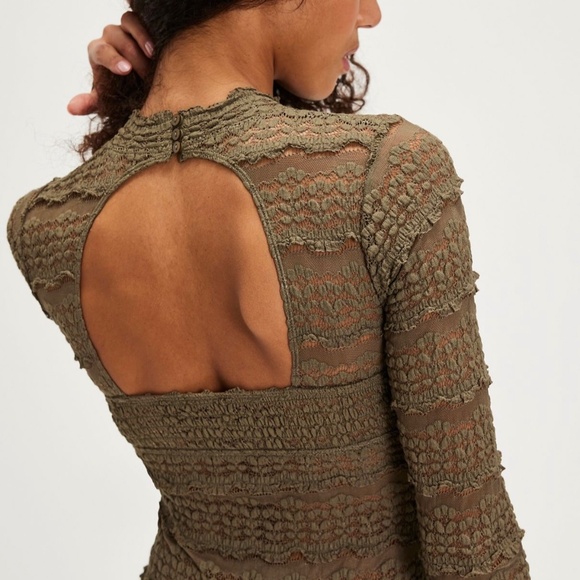 Free People Angelina Body Suit in Vetiver Size XS/SM - Picture 5 of 9